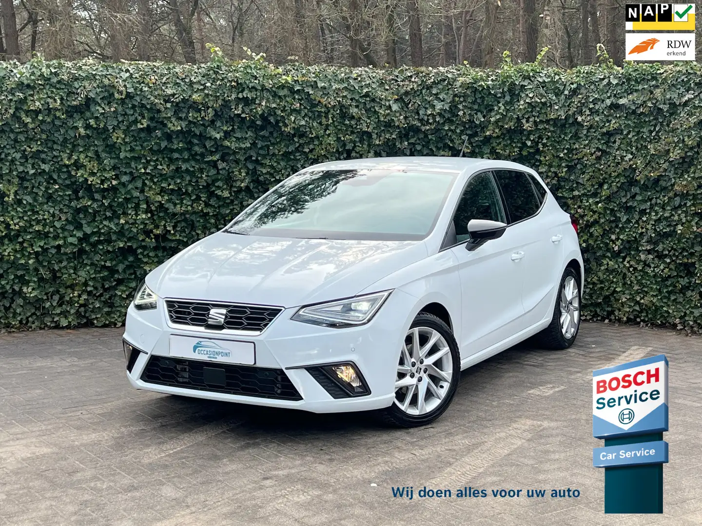 SEAT Ibiza 1.0 EcoTSI FR | Carplay | LED | 17' inch | PDC Blanc - 1