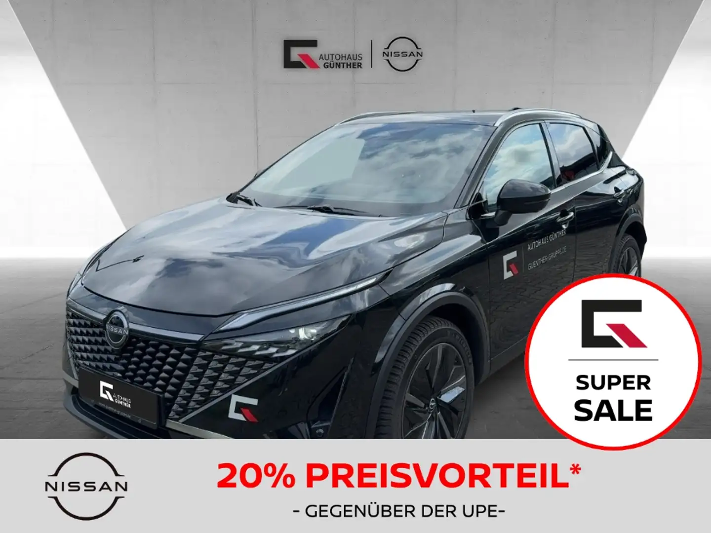 Nissan Qashqai TEKNA 1.3 Xtronic Winter/ 360°/HUD/LED Schwarz - 1