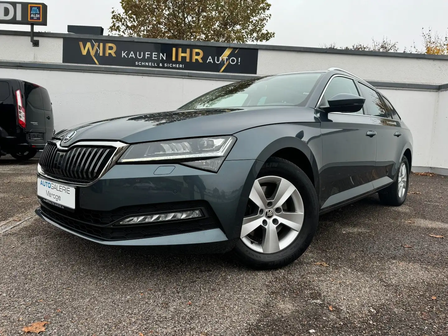 Skoda Superb 2.0 TDI 4x4 DSG PANO/STANDH./MATRIX/ALU Gris - 1