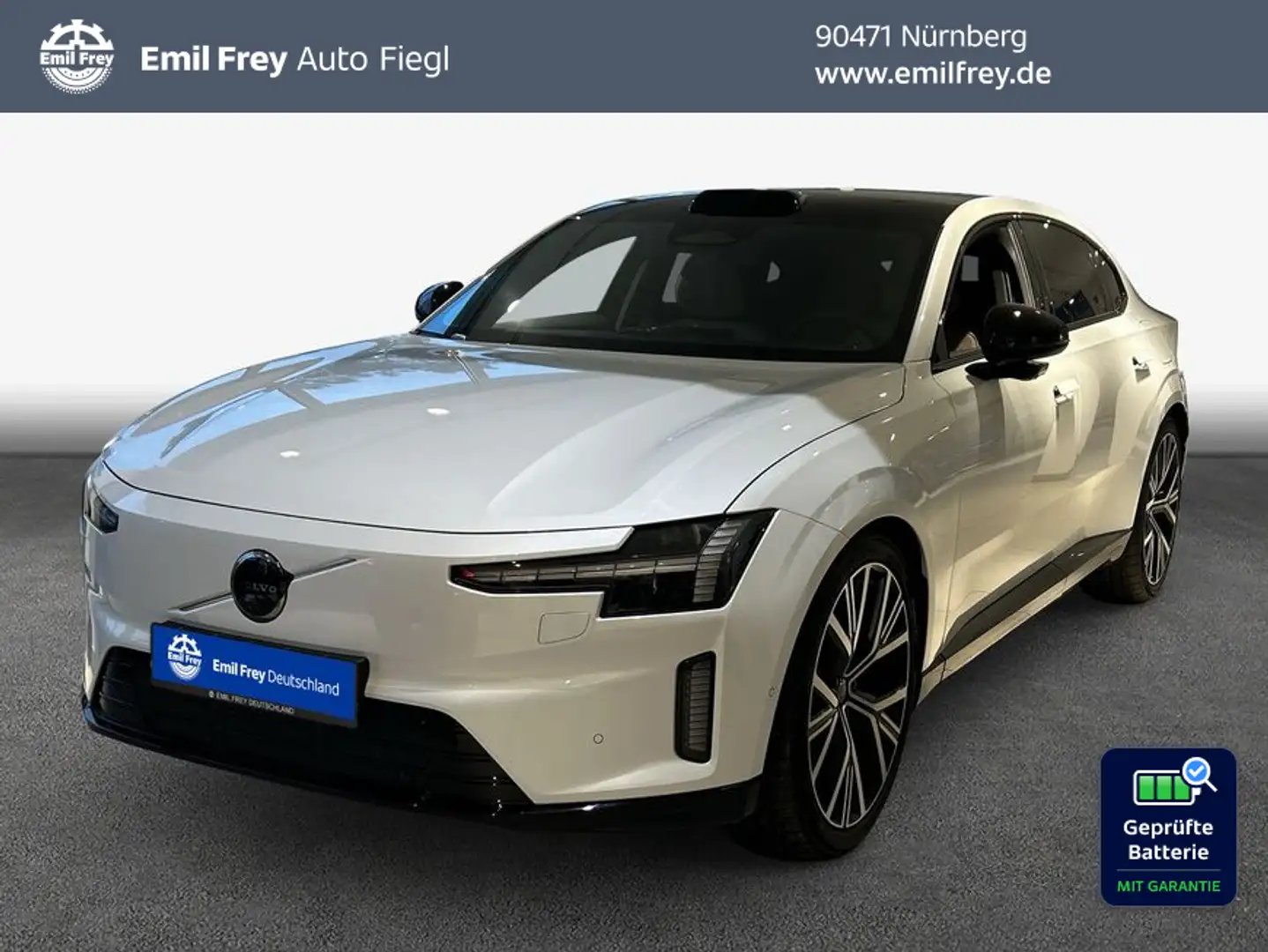 Volvo ES90 Single Motor RWD Ultra 245 kW, 5-türig (Strom Weiß - 1