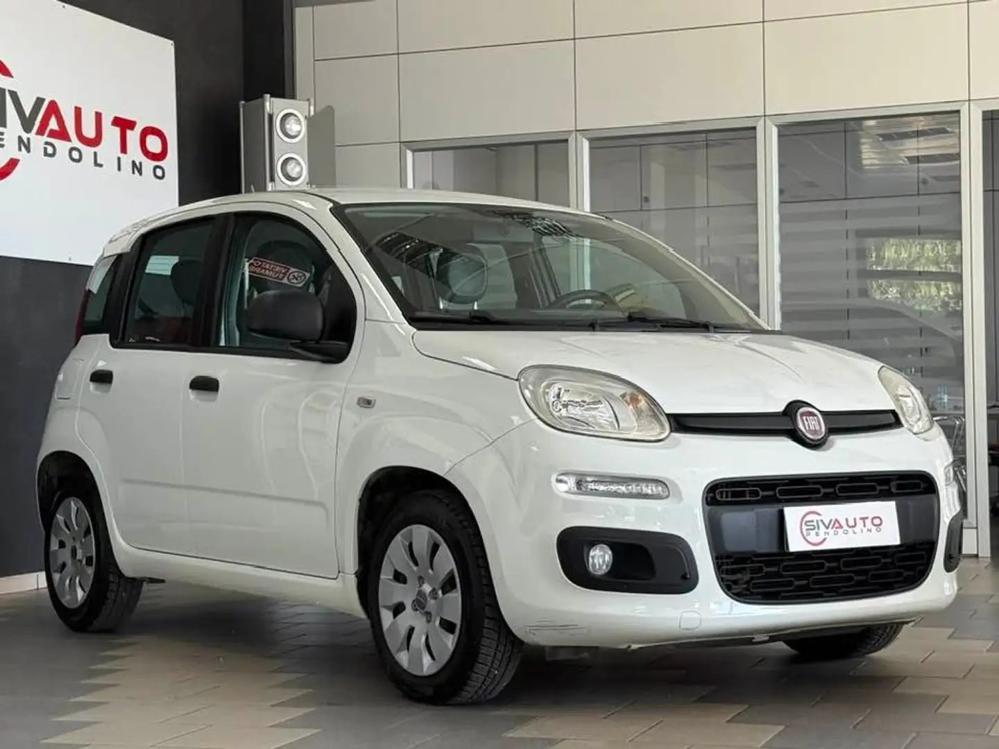 Fiat Panda Panda 1.3 mjt 16v Pop 75cv con comandi al volante Blanc - 1
