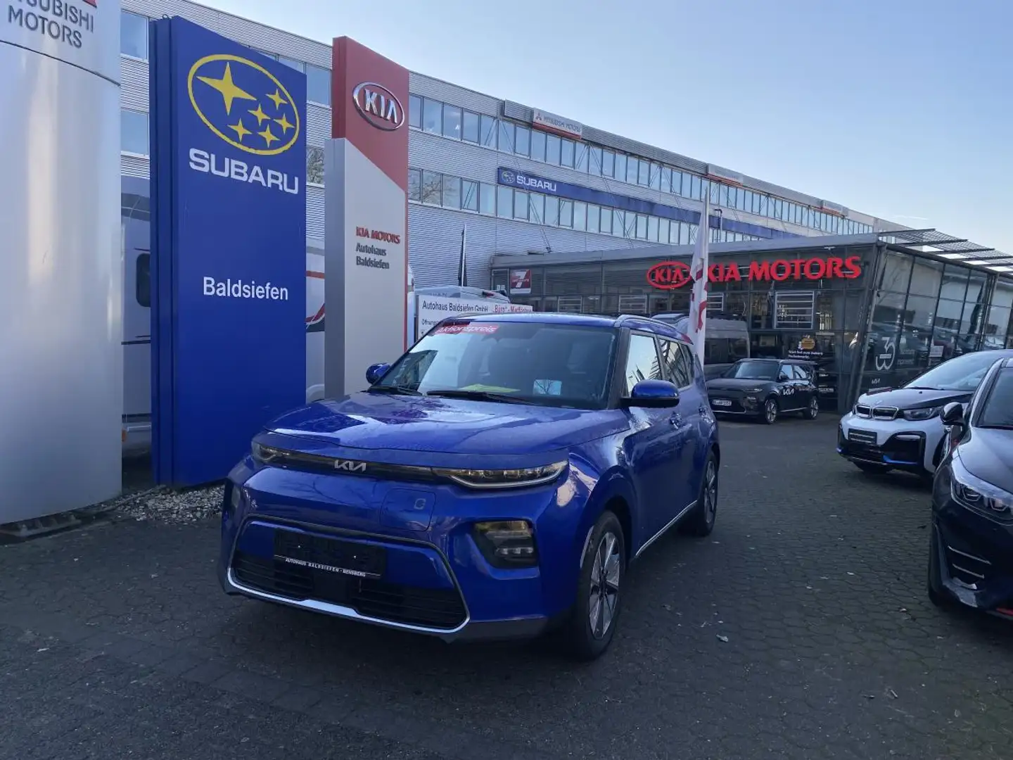 Kia Soul 64-kWh Inspiration Wärmepumpe Leder-Paket Blau - 1