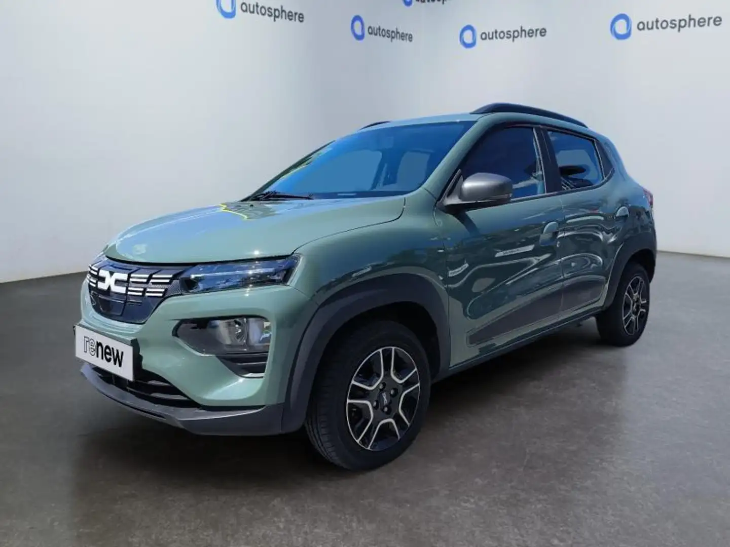 Dacia Spring Expression*27.4 kWh*Boite auto*GPS*Caméra*Carplay Vert - 1