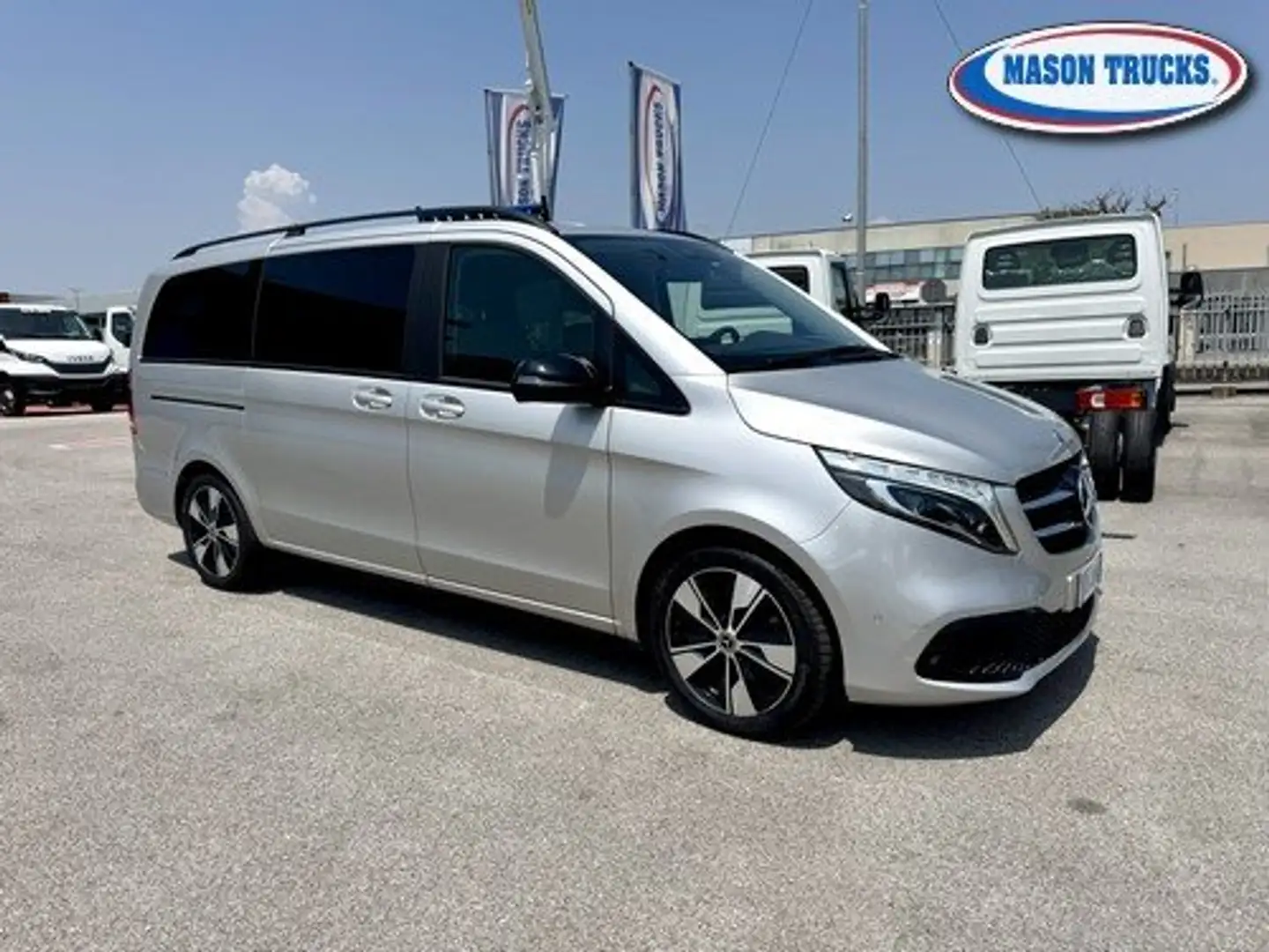 Mercedes-Benz V V Long 250 d Premium auto Argent - 1