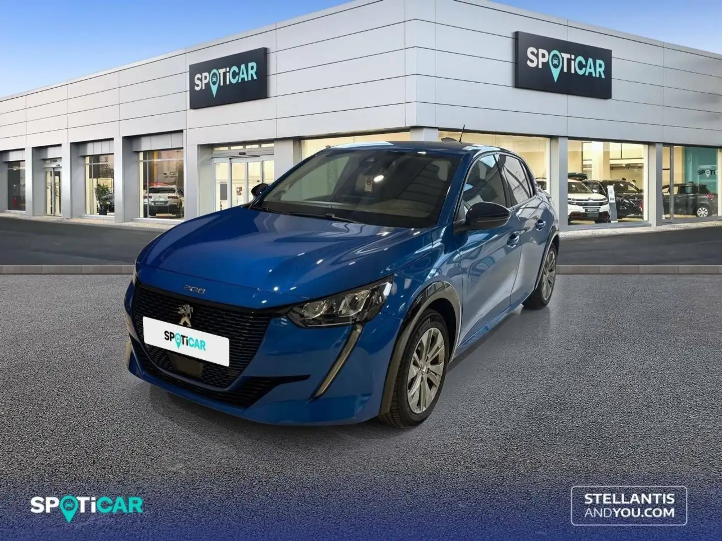Peugeot 208 Allure Pack Eléctrico 100kW Azul - 1