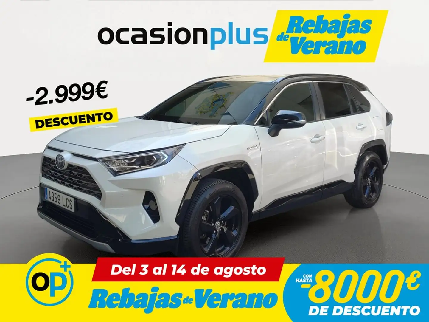Toyota RAV 4 2.5 hybrid 2WD Feel! Blanco - 1