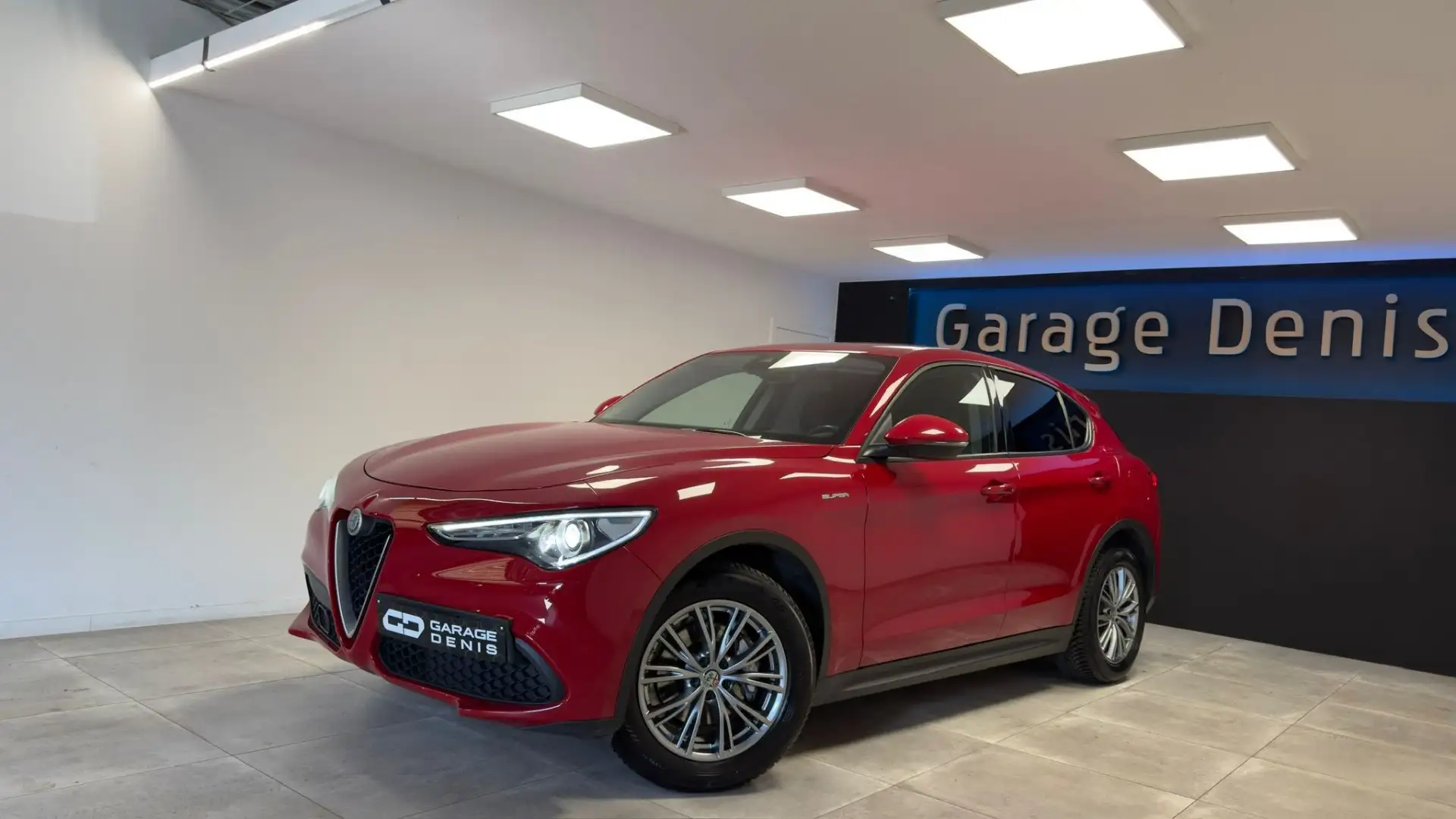 Alfa Romeo Stelvio 2.2 MJD Super*BOITE-AUTO*GPS*CUIR*LED*GARANTIE* Rood - 1