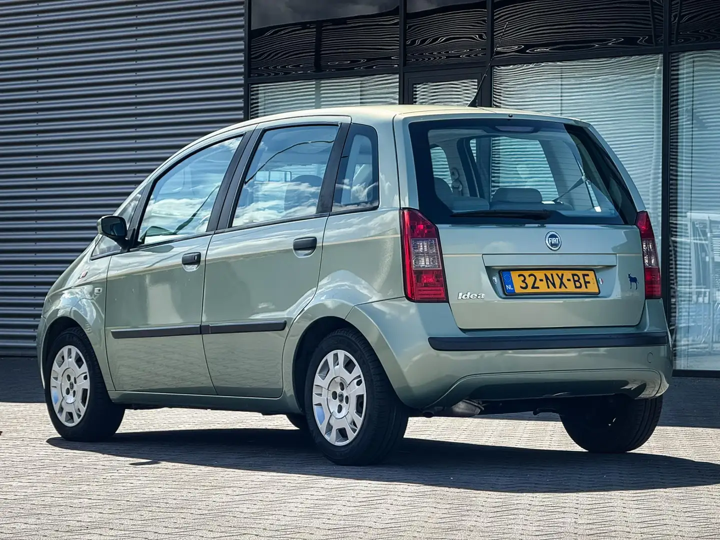 Fiat Idea 1.4-16V Dynamic | Org. NL | 1e eigenaar | Airco | Groen - 2