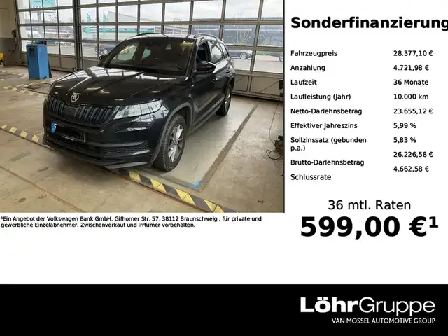 Skoda Kodiaq 2.0 TDI DSG 4x4 Sportline AHK, Pano