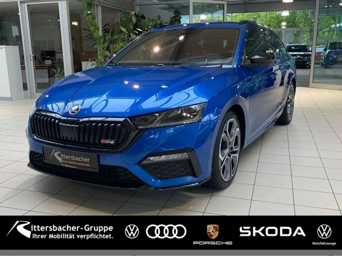 Skoda Octavia Combi RS Plus TDI 4x4 AHK Canton Sound Bleu - 1