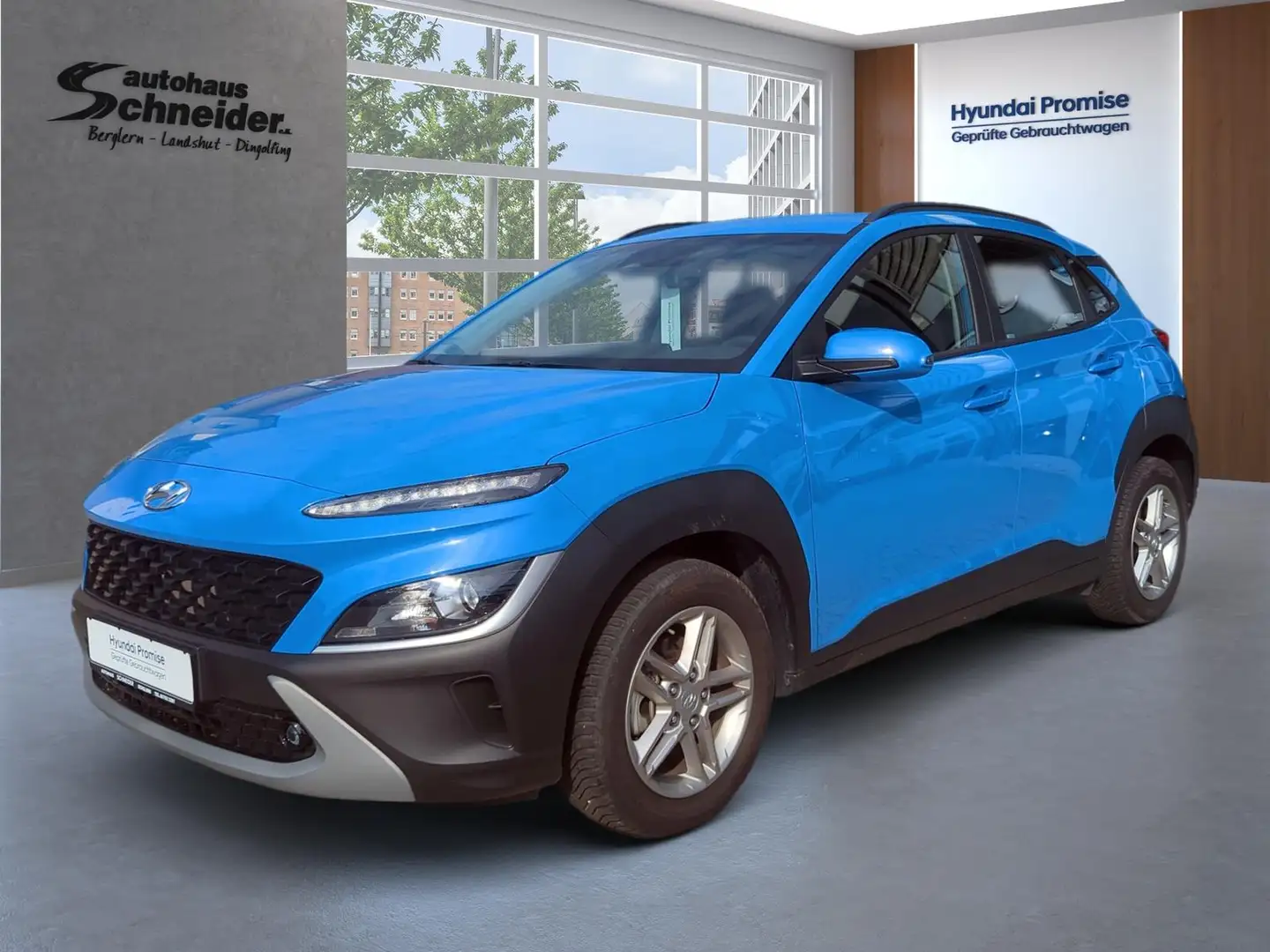 Hyundai KONA 1.0 TGDi 6-iMT TREND NAVI/LED/SHZ/ASSISTENZ/KRELL Azul - 1