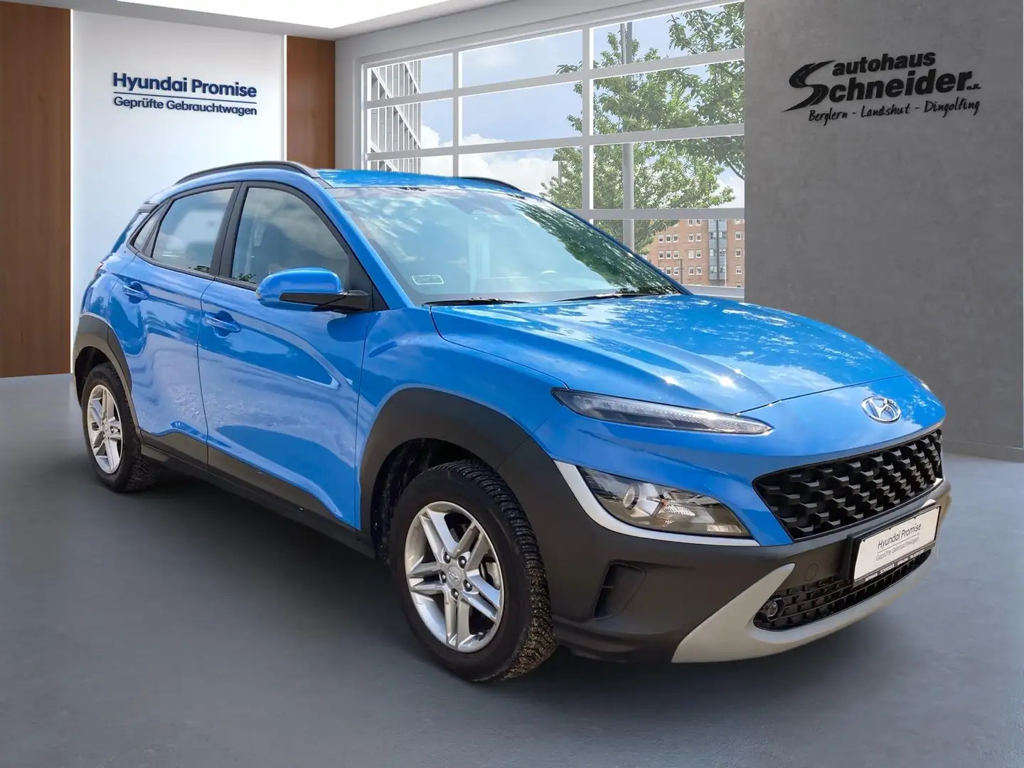 Hyundai KONA 1.0 TGDi 6-iMT TREND NAVI/LED/SHZ/ASSISTENZ/KRELL Azul - 2