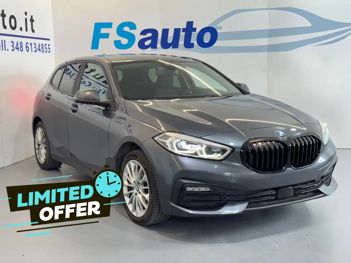 BMW 116 116d Business - PER NEOPATENTATI_promo fsauto Gri - 1