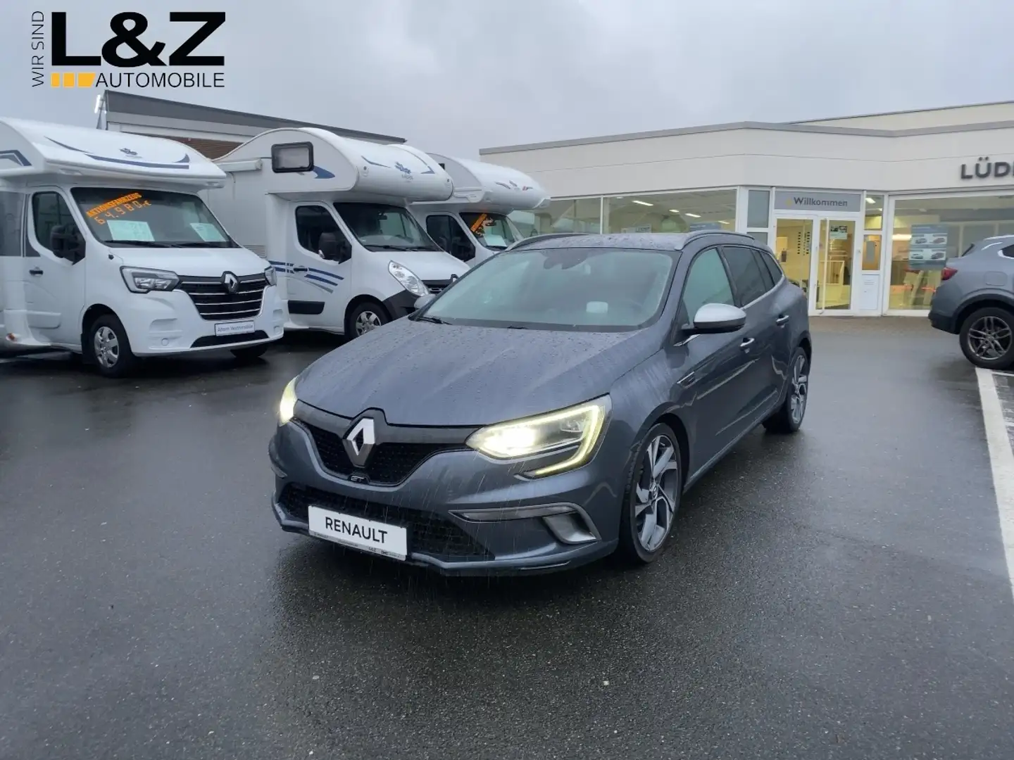 Renault Megane Grandtour GT dCi 165 EDC *Automatik* Gris - 1