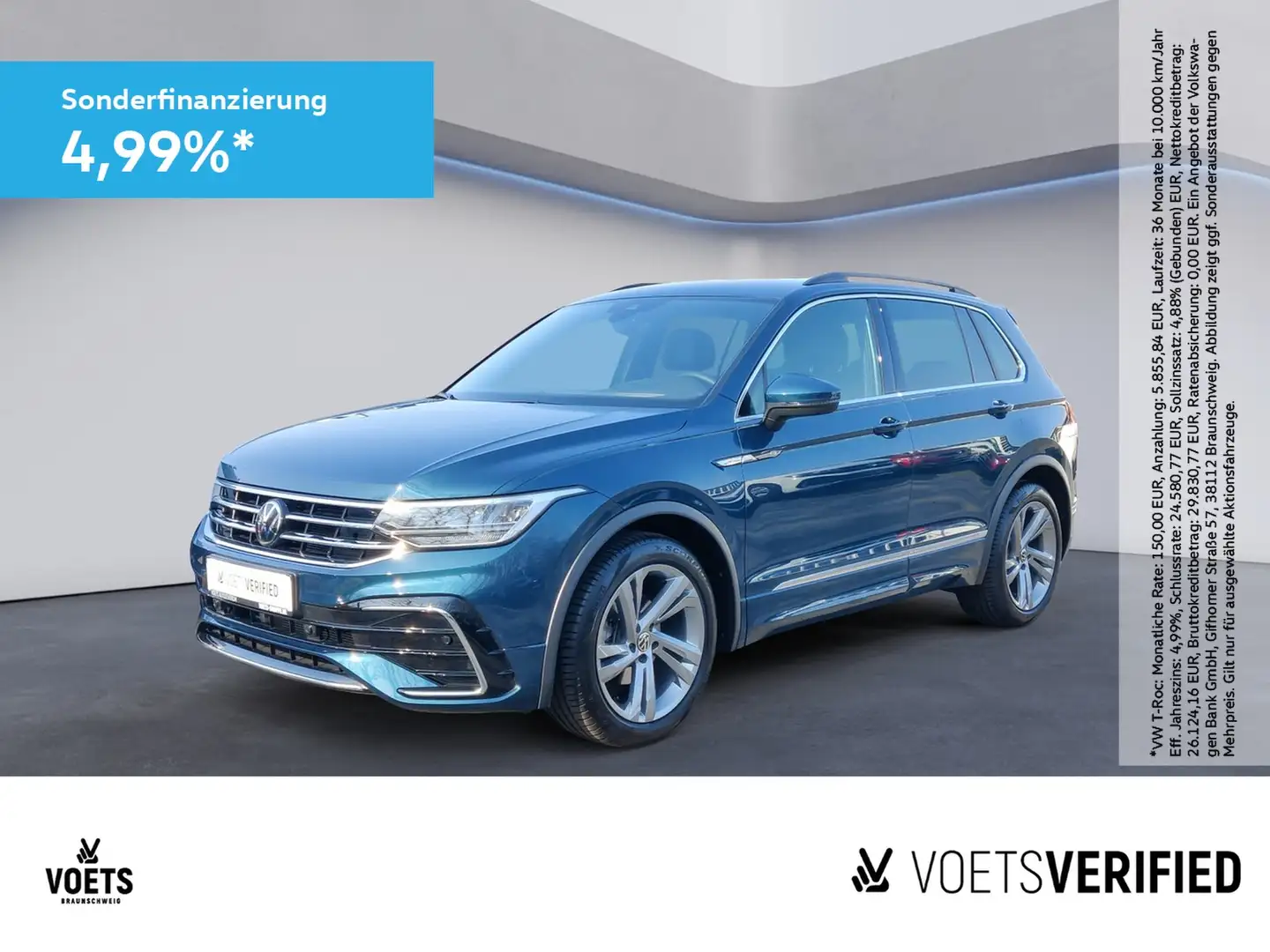 Volkswagen Tiguan R-Line 1.5 TSI DSG LED+App-Connect+SHZ Blue - 1