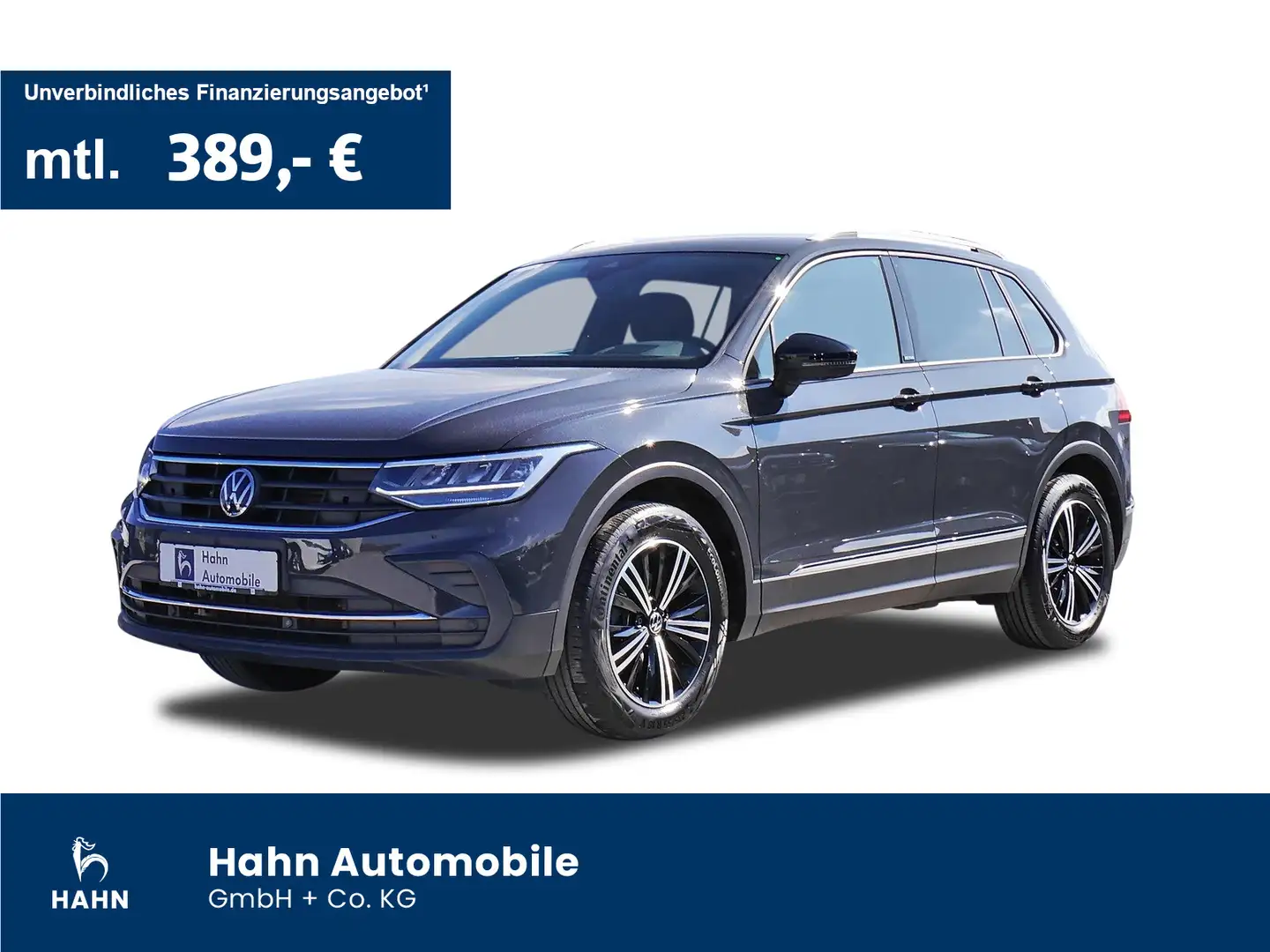 Volkswagen Tiguan 2.0TDI Active AHK Head-up ACC Area View D Grau - 1