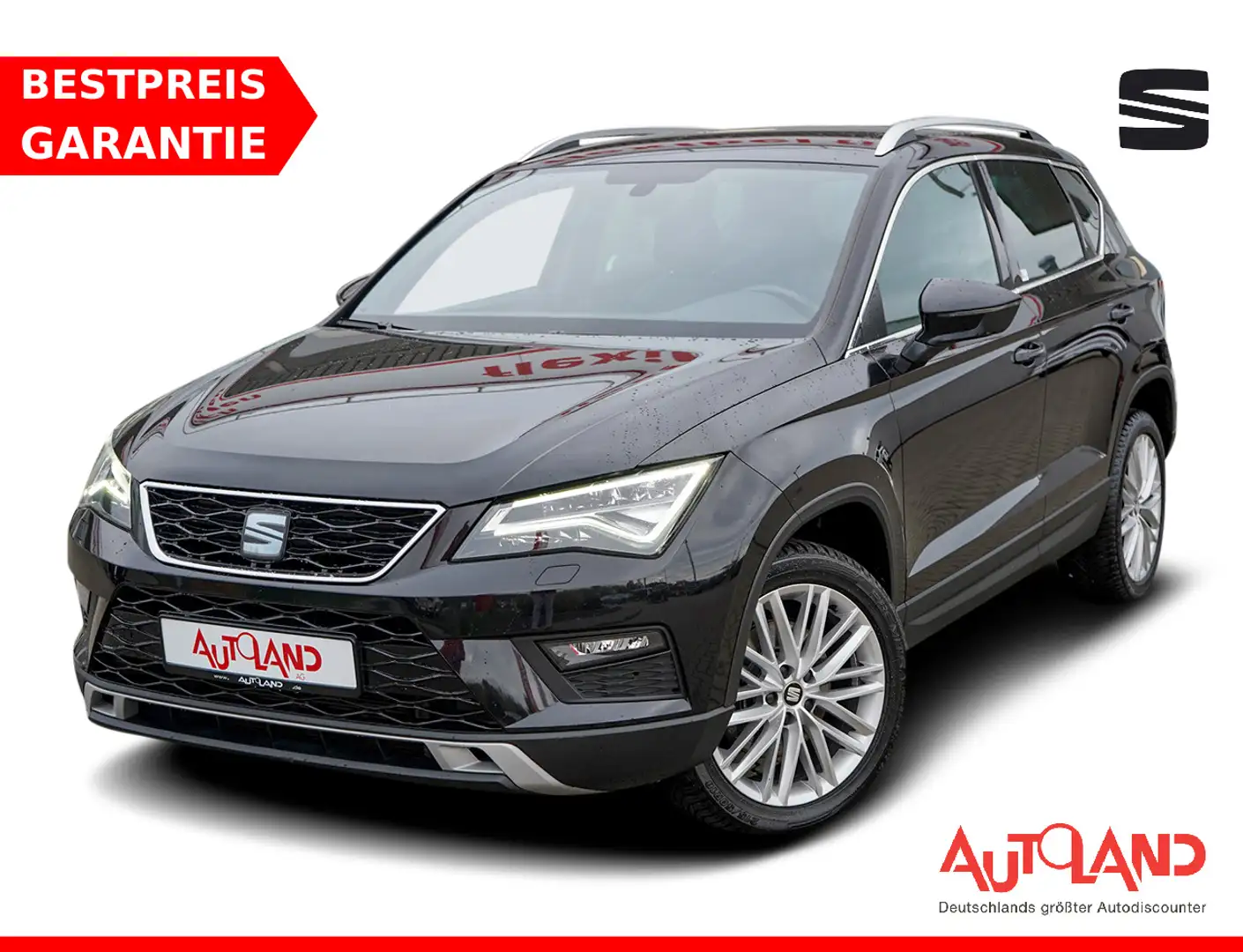 SEAT Ateca 2.0 TDI Xcellence LED Klimaaut. Navi AHK Negro - 1