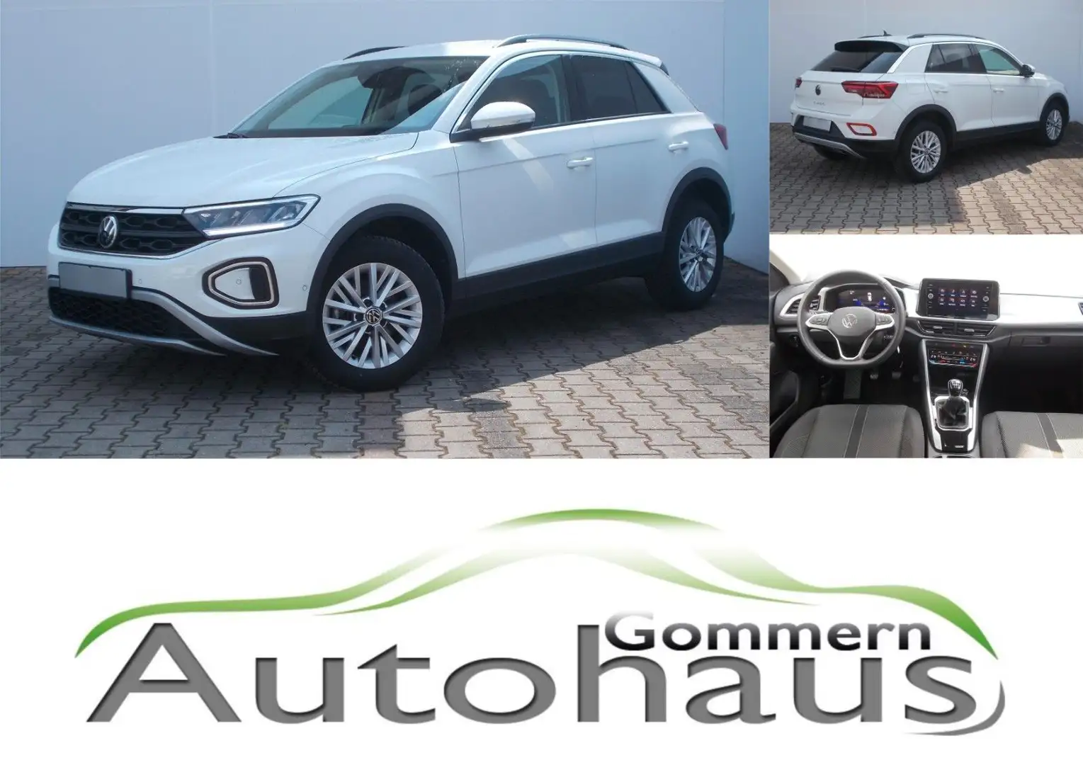 Volkswagen T-Roc Life mit vielen Extras !!! Weiß - 1