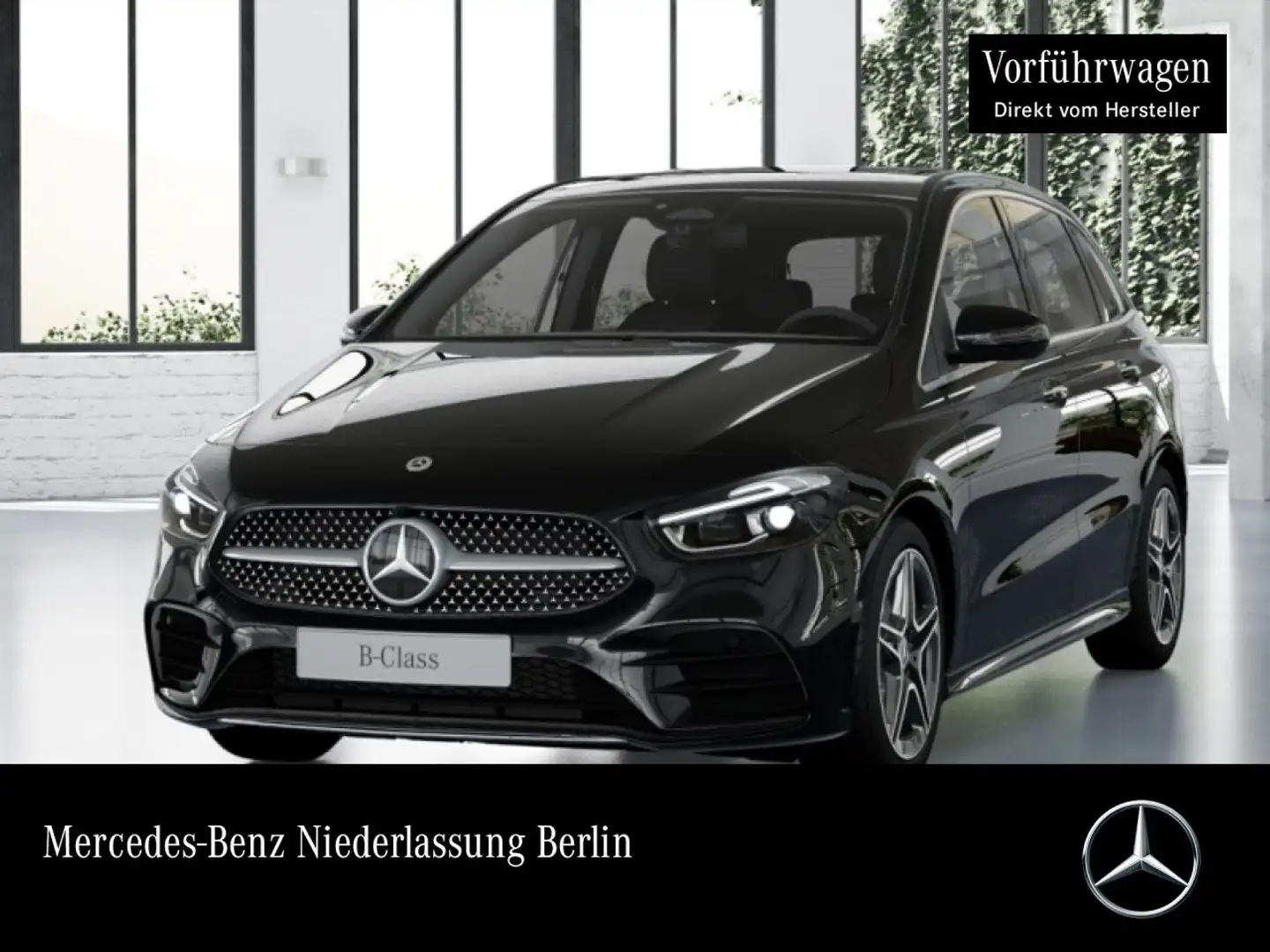 Mercedes-Benz B 200 AMG+PANO+360°+AHK+MULTIBEAM+TOTW+KEYLESS+7G Schwarz - 1