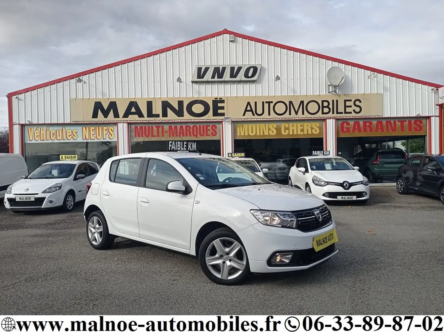 Dacia Sandero 0.9 TCE 90CH LAUREATE + OPTION Blanc - 1