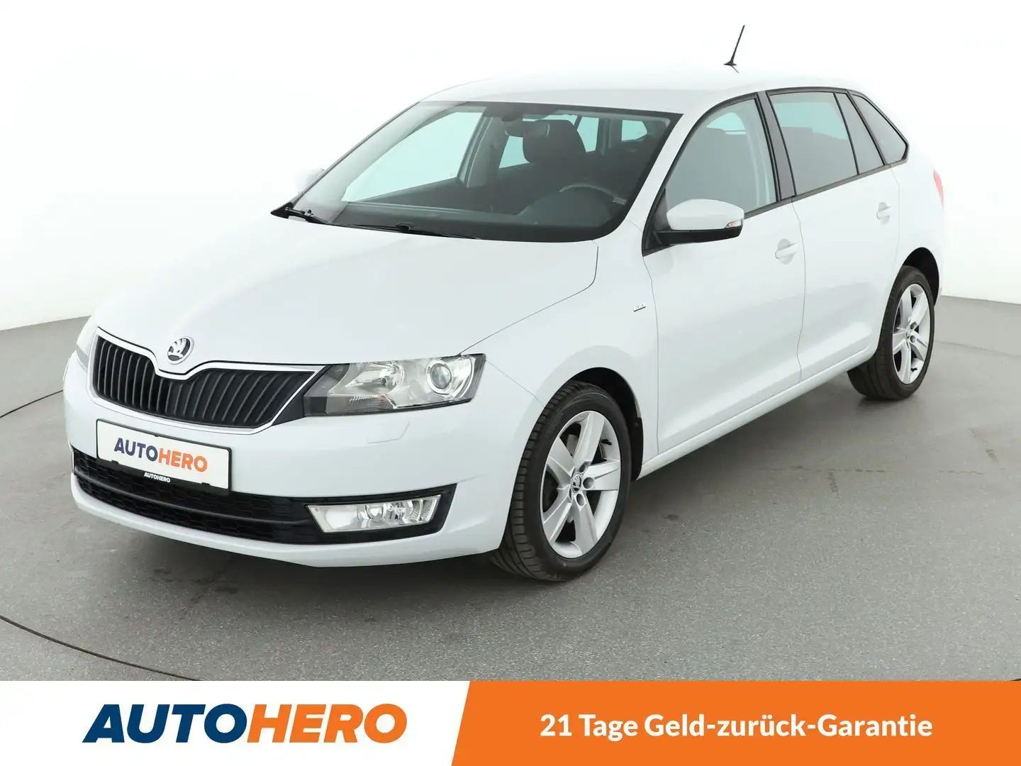 Skoda Rapid/Spaceback 1.4 TSI Drive Aut.*TEMPO*PDC*SHZ*KLIMA* Weiß - 1