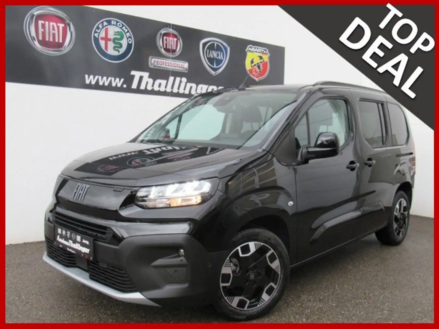 Fiat Doblo M 130 BLUEHDI **VOLLAUSSTATTUNG** Schwarz - 1