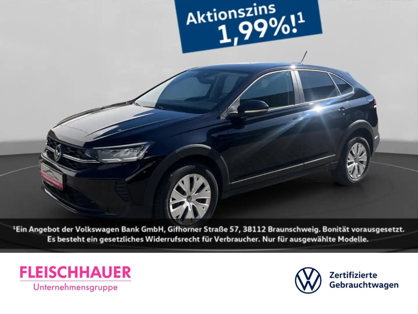 Volkswagen Taigo 1.0 TSI Sitzheizung LED-Scheinwerfer Schwarz - 1