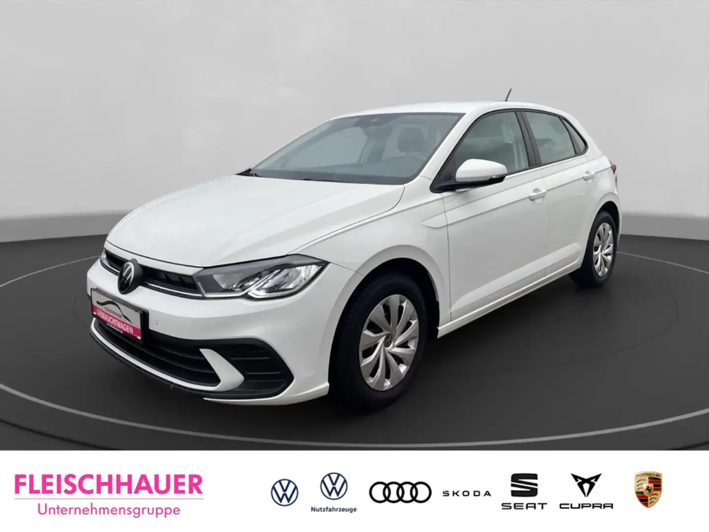 Volkswagen Polo VI LaneAss Parksensoren v+h ankl.Spiegel SHZ LED Weiß - 1