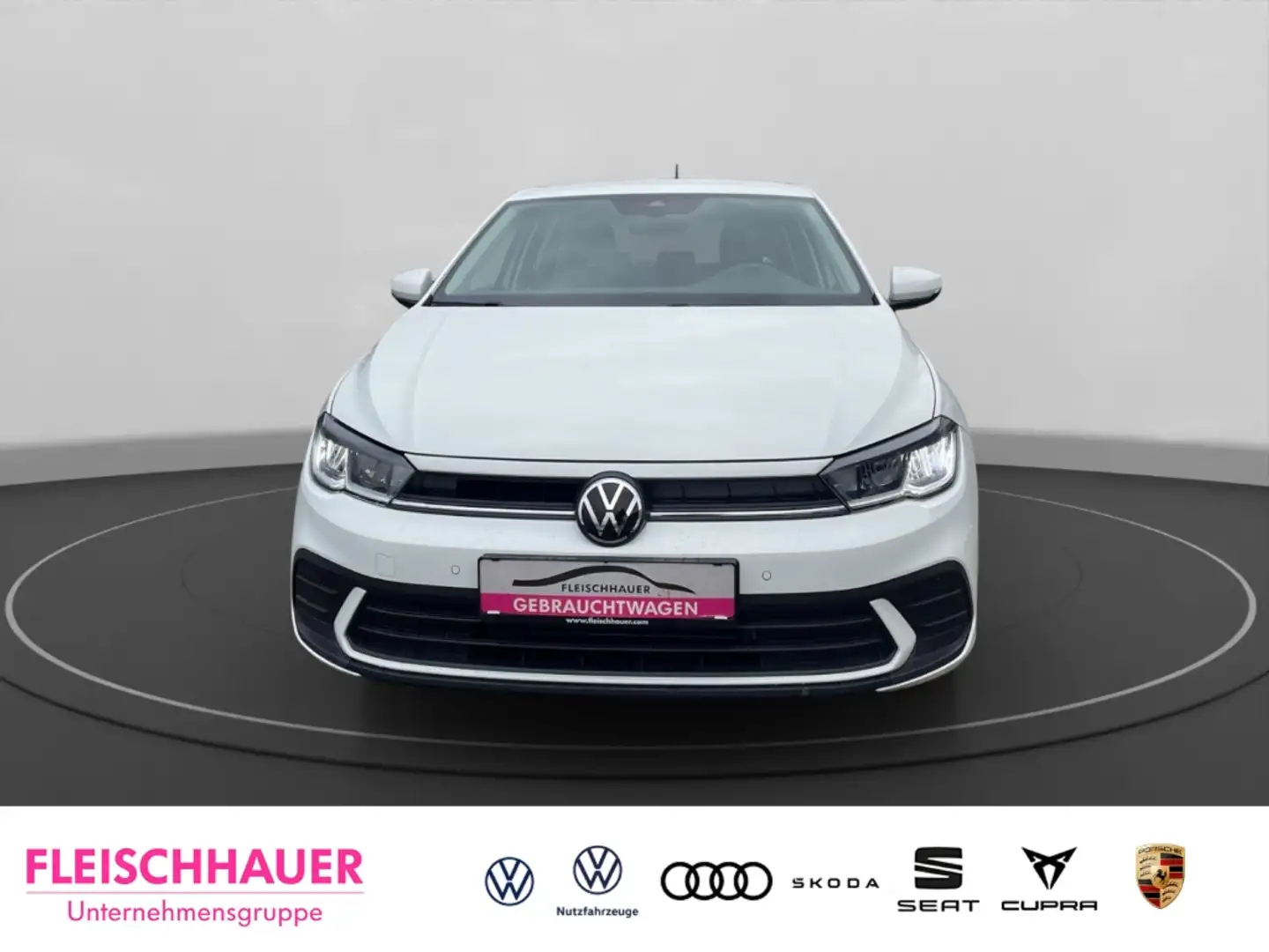 Volkswagen Polo VI LaneAss Parksensoren v+h ankl.Spiegel SHZ LED Weiß - 2