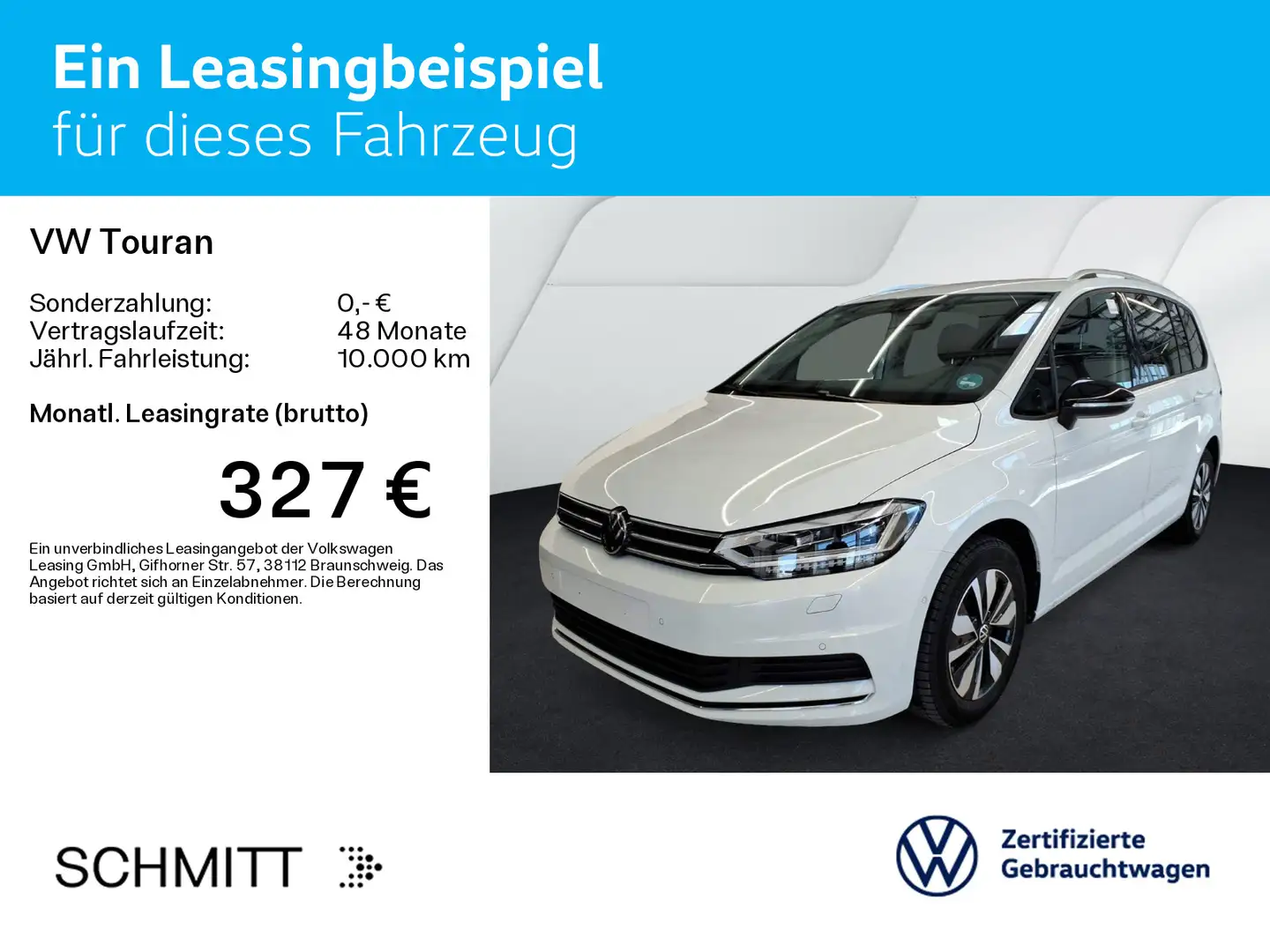Volkswagen Touran 1.5 TSI DSG GOAL*AHK*7-SITZER*NAVI*IQ.LIG Weiß - 2