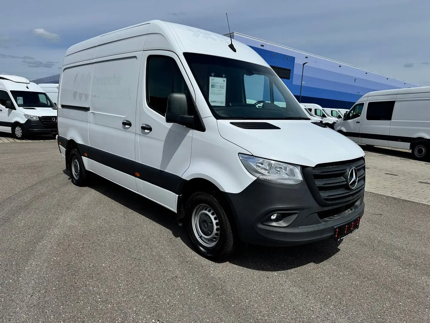 Mercedes-Benz Sprinter 317 CDI Lang Hoch Klima MBUX AHK Weiß - 2