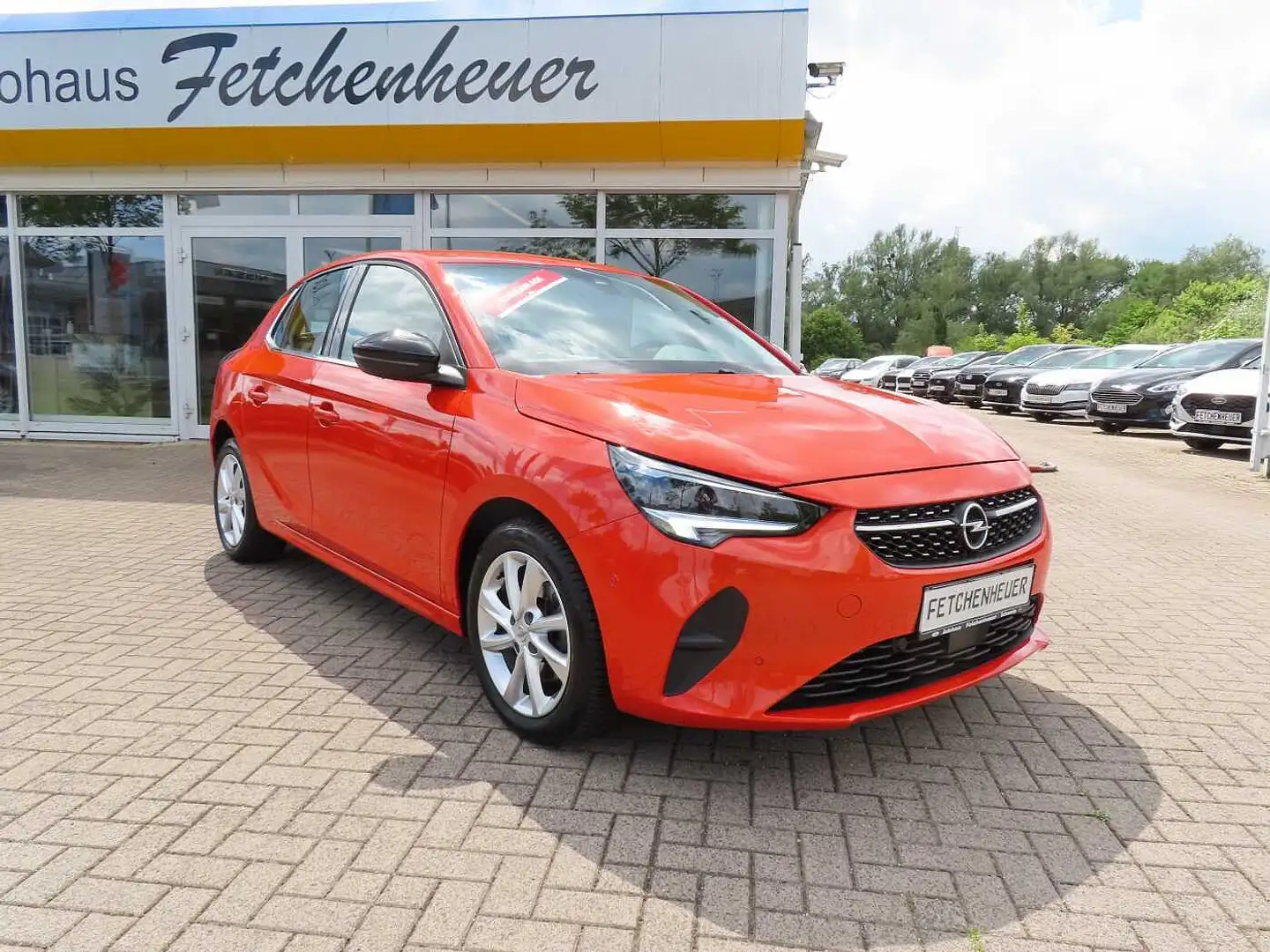 Opel Corsa 1.2 Eleg.  KLIMA+SHZ+TEMP+PDC+ALU+TWA+GJR Orange - 1