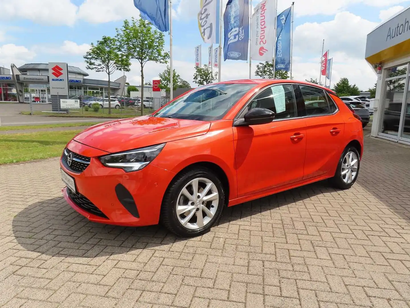 Opel Corsa 1.2 Eleg.  KLIMA+SHZ+TEMP+PDC+ALU+TWA+GJR Orange - 2