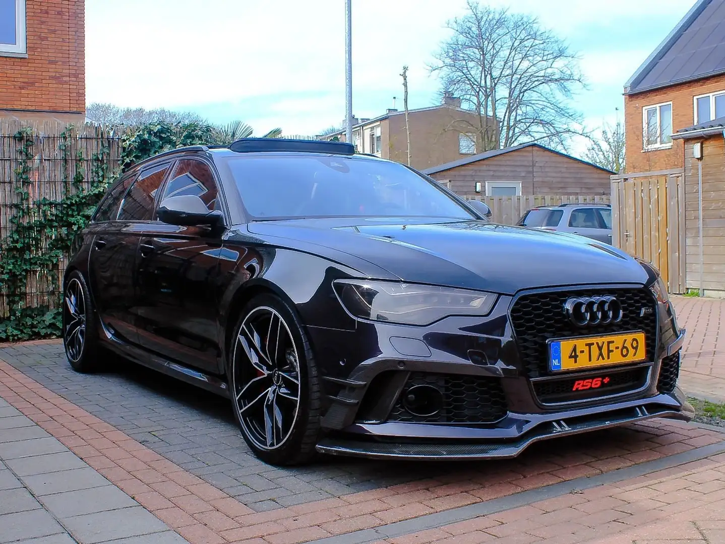 Audi RS 4.0 TFSI RS6 q. PL + ABT exclusive carbon Zwart - 1