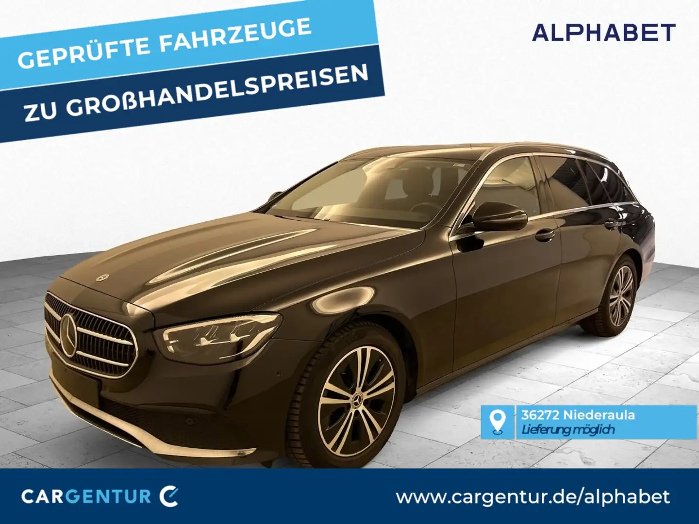 Mercedes-Benz E 220 T d Avantgarde AHK Wide Luft Lane BLIS Noir - 1