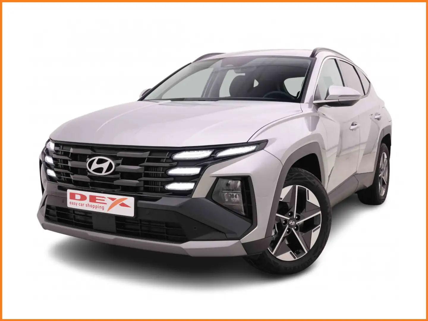 Hyundai TUCSON 1.6 T-GDi Hybrid 160 DCT Feel Plus + GPS + LED + A Zilver - 1