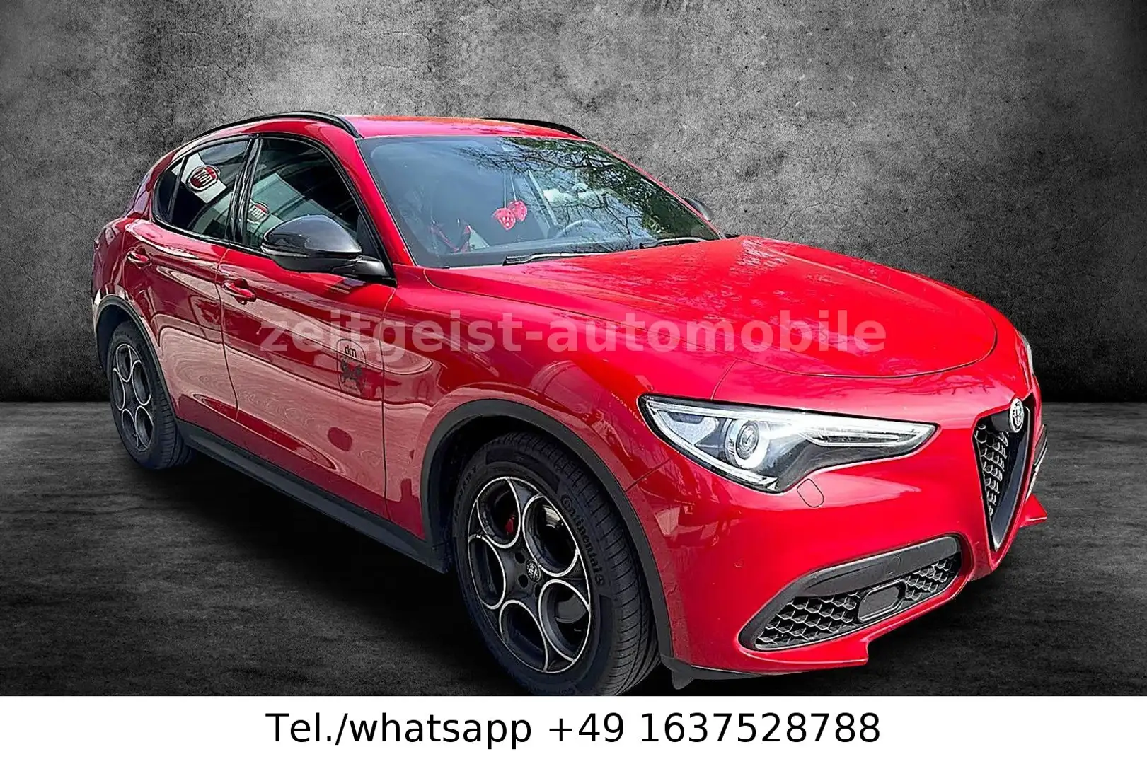 Alfa Romeo Stelvio 2.2 D*LEDER*TÜV & SWRVICE NEU* Rood - 1