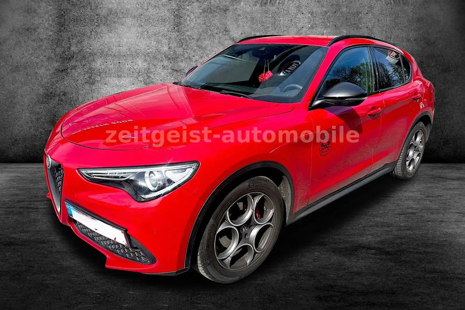 Alfa Romeo Stelvio 2.2 D*LEDER*TÜV & SWRVICE NEU* Rood - 2