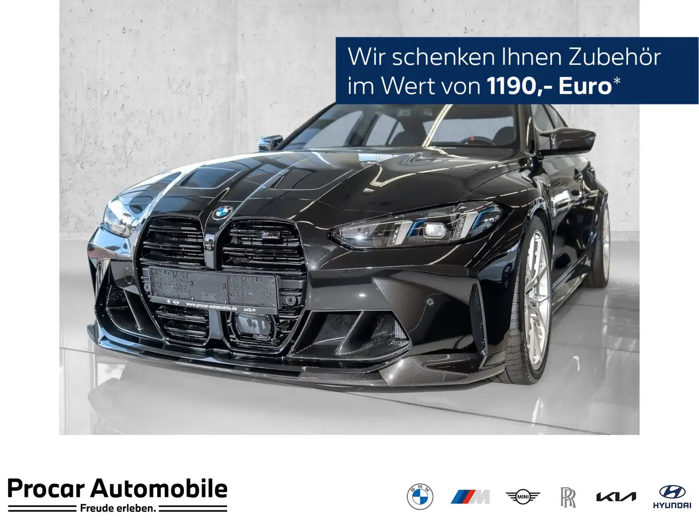 BMW M3 Competition M xDrive + Akrapovic + M Performance F Noir - 1