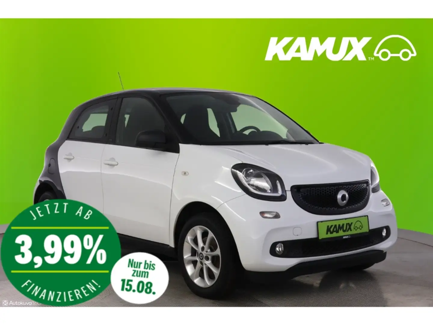 smart forFour 1.0 passion +KLIMA +PDC +TEMPOMAT +DAB Fehér - 1