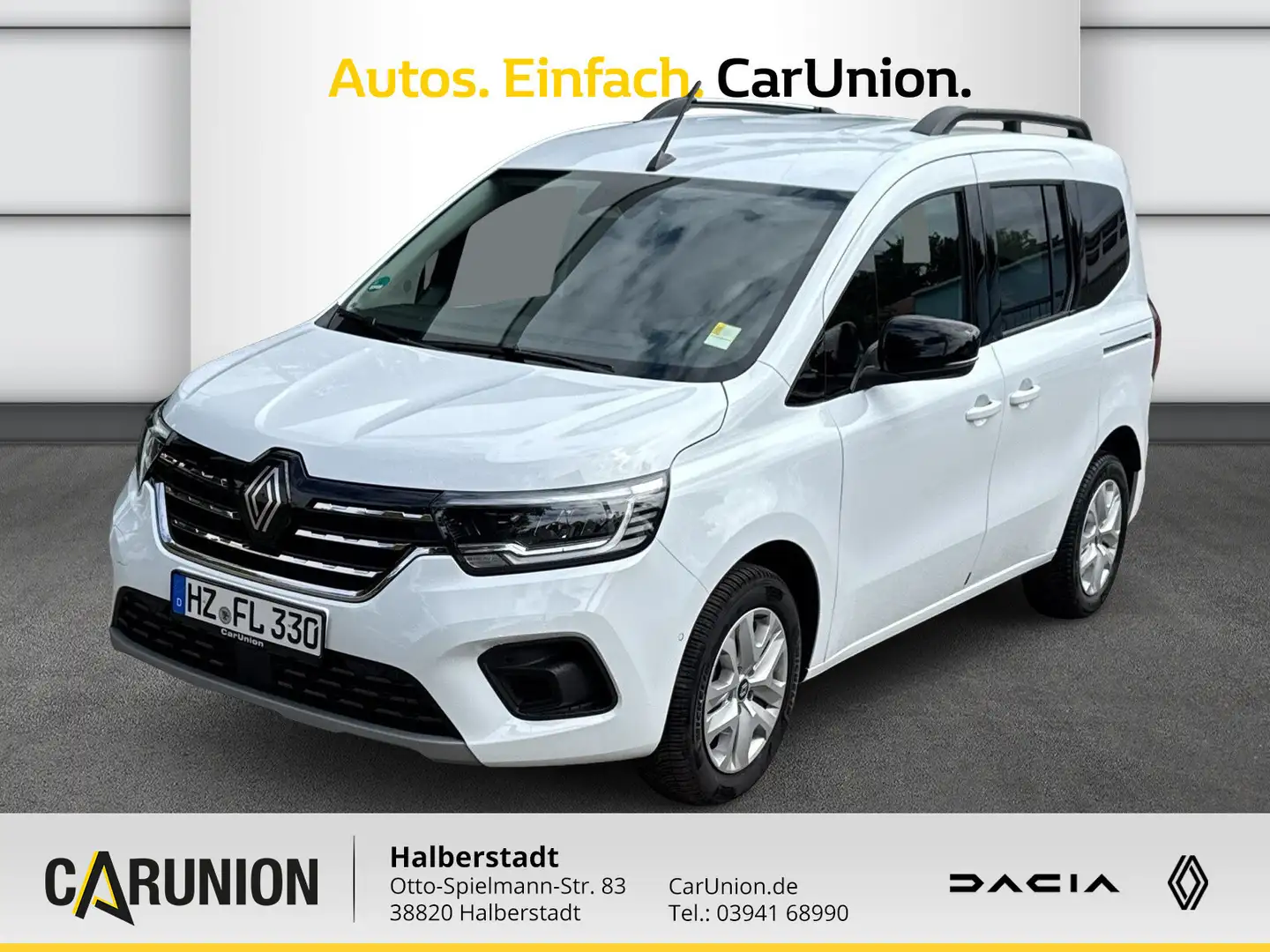 Renault Kangoo PKW TECHNO TCe 130 PDC Navi SHZ Weiß - 1
