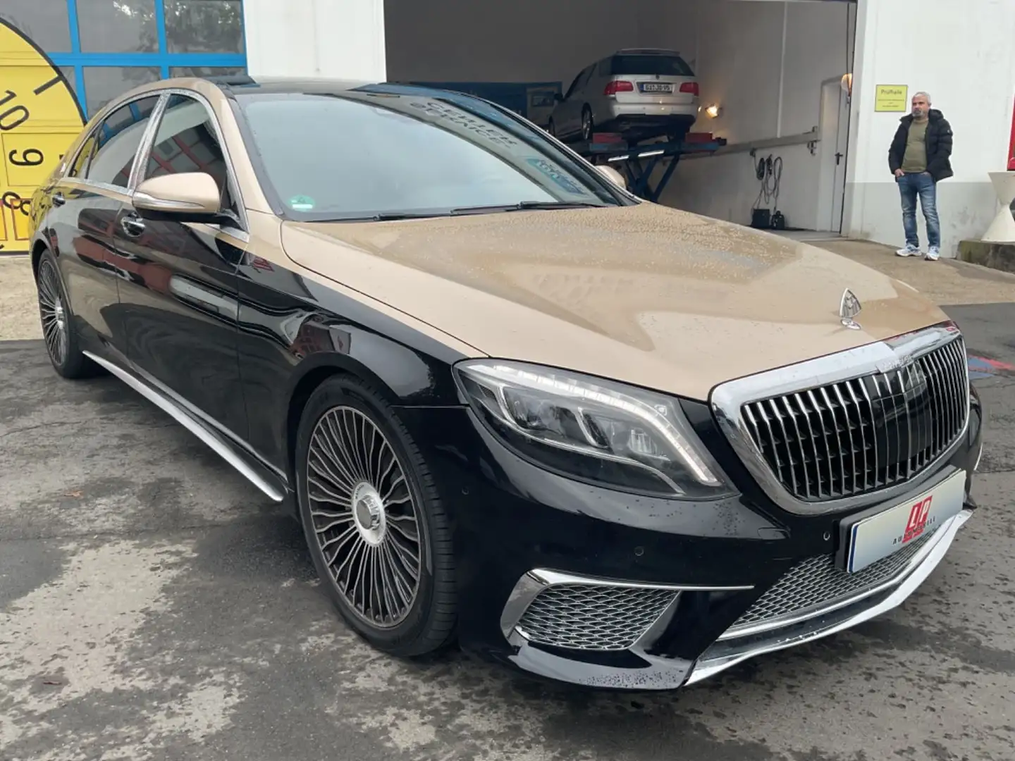Mercedes-Benz S 350 Chauffeur-Paket Maybach Optik Zwart - 2