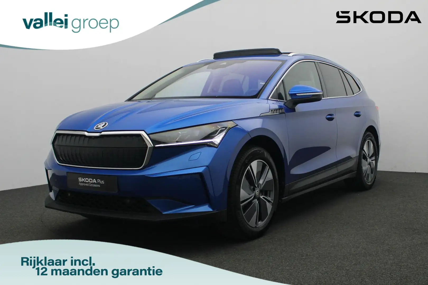Skoda Enyaq iV 80 | Warmtepomp | Panoramadak | Leder | Geheuge Blauw - 1