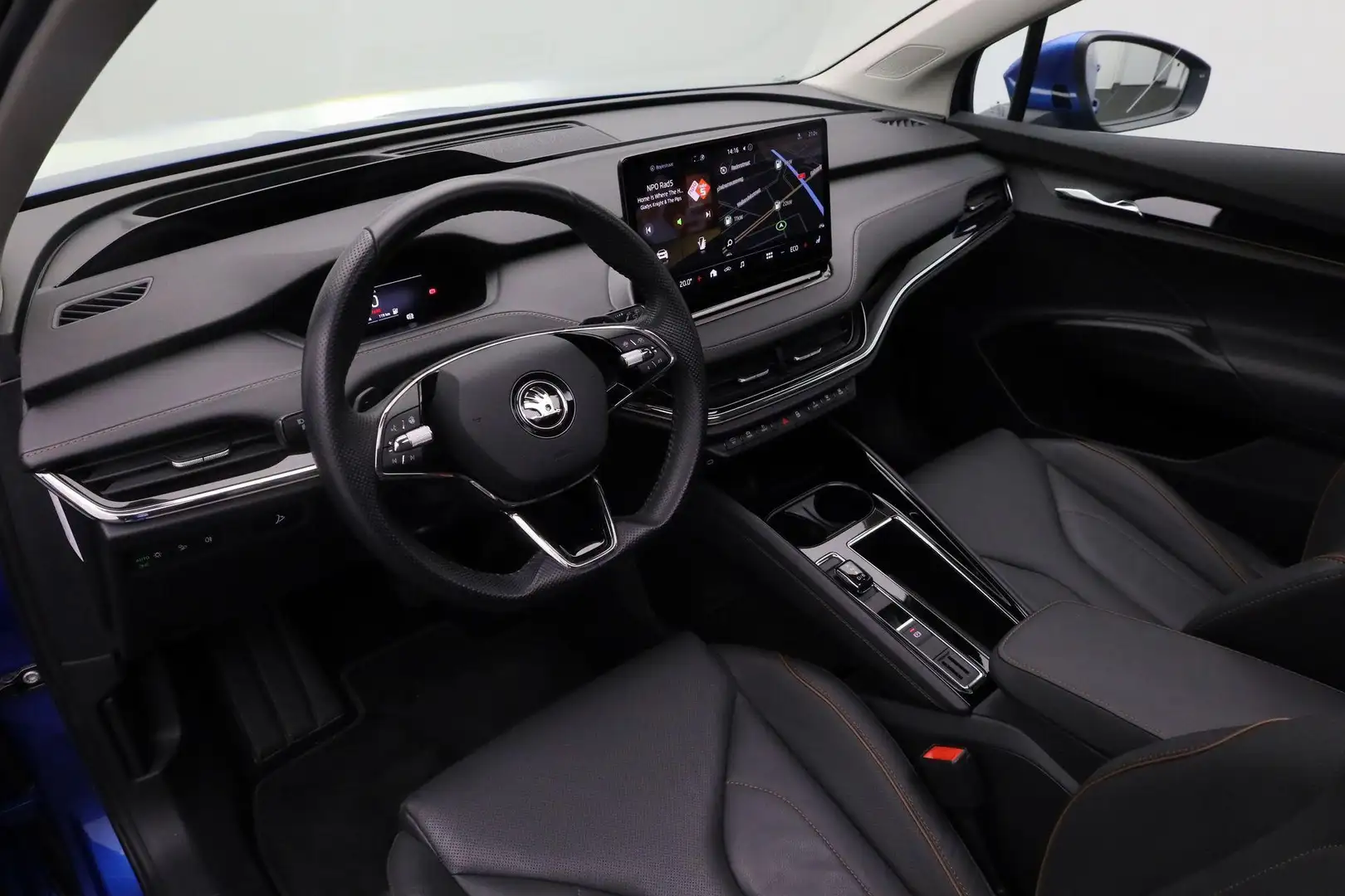 Skoda Enyaq iV 80 | Warmtepomp | Panoramadak | Leder | Geheuge Blauw - 2