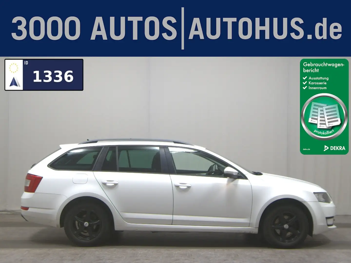Skoda Octavia Kombi 1.6 TDI Ambition Navi PDC Tempomat Blanco - 1