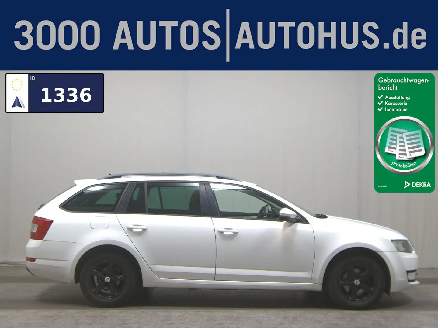 Skoda Octavia Kombi 1.6 TDI Ambition Navi PDC Tempomat Weiß - 1
