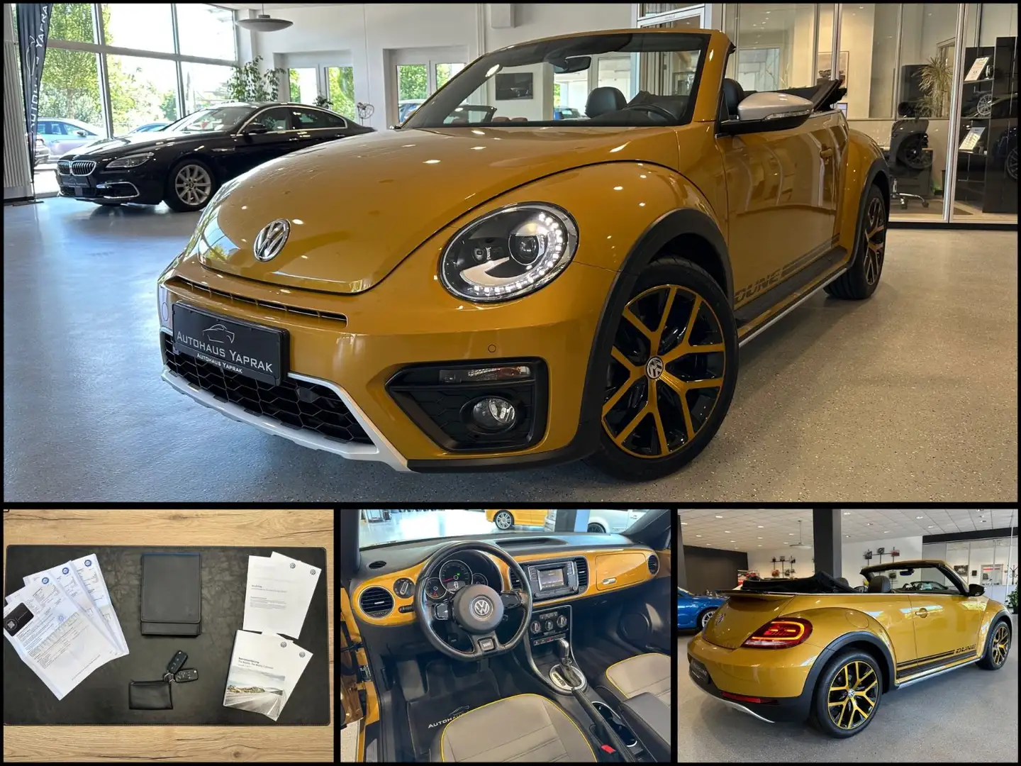 Volkswagen Beetle Cabriolet Dune|1.HD|Bi-Xenon|18"Canyon Jaune - 1