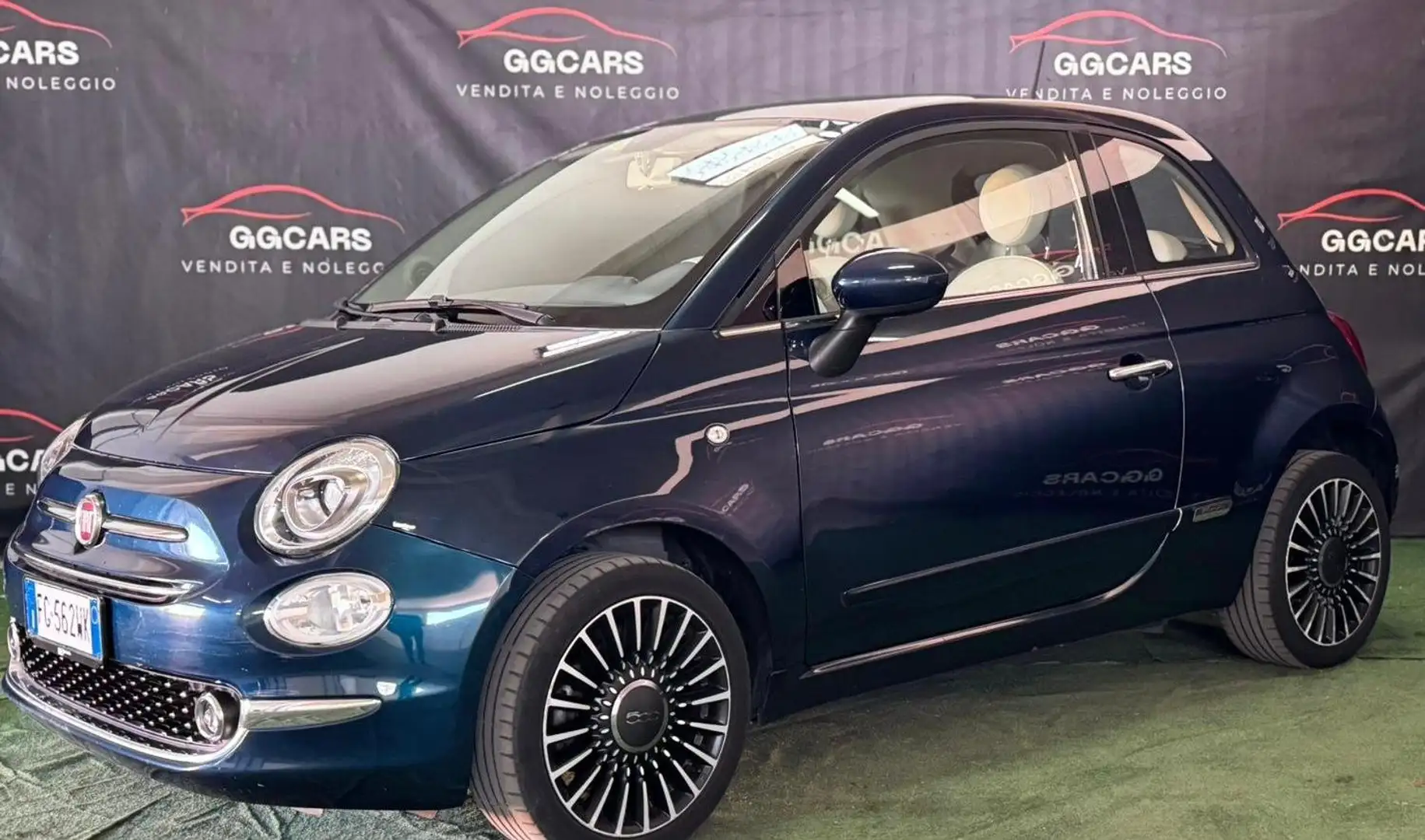 Fiat 500 500 III 2015 1.2 Lounge 69cv Blu/Azzurro - 2