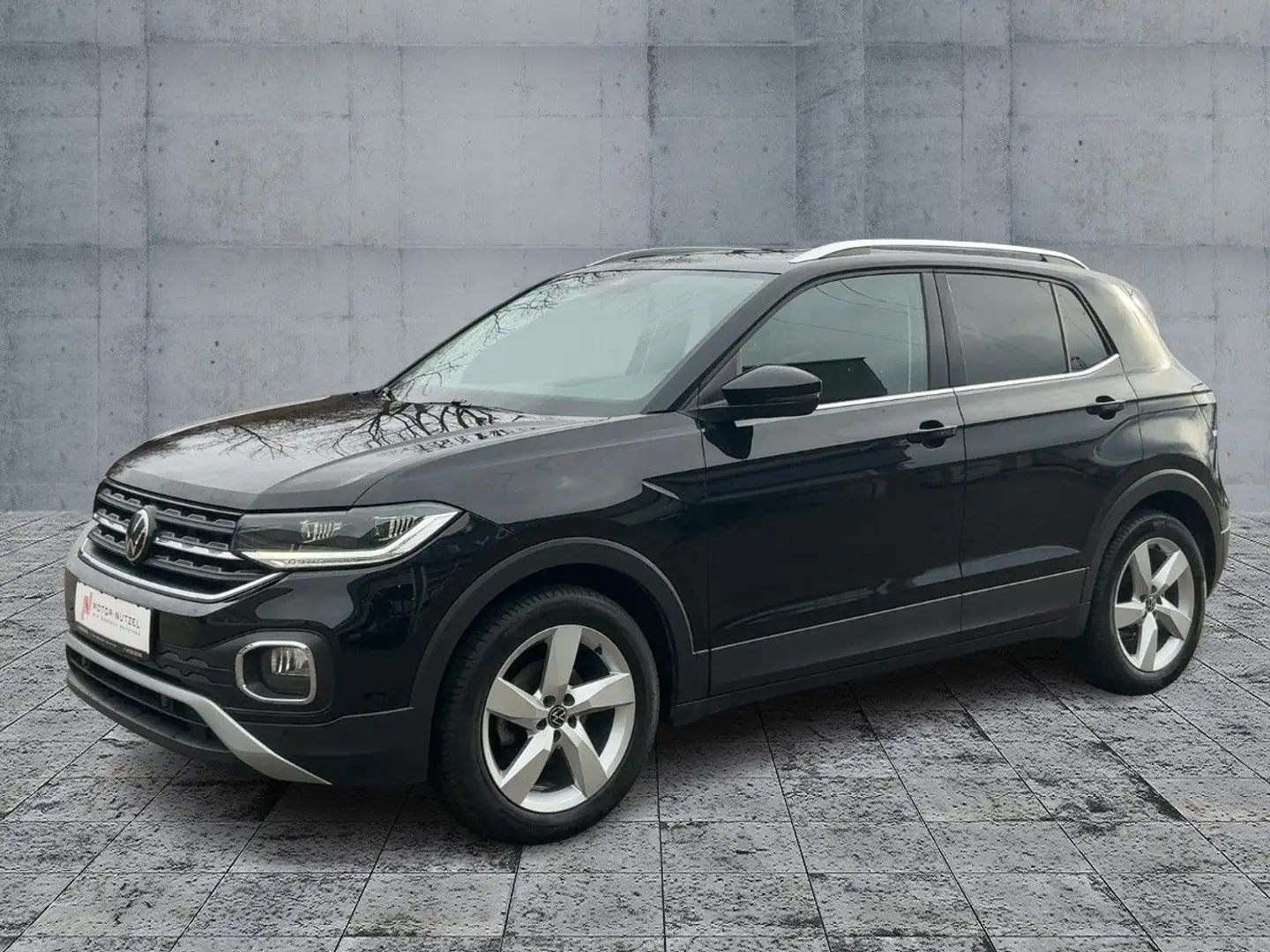 Volkswagen T-Cross 1.0 TSI STYLE LED+NAV+ACC+SHZ+PDC+NSW+VC Schwarz - 2