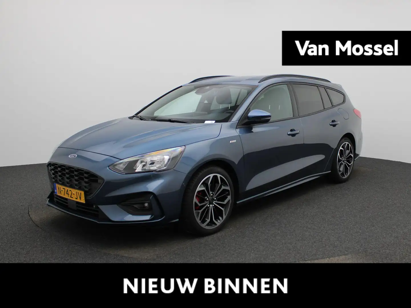 Ford Focus Wagon 1.0 EcoBoost Hybrid ST Line X Business | NAV Bleu - 1